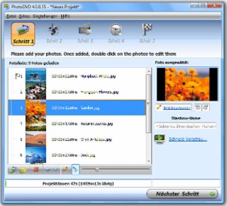 VSO PhotoDVD Screenshot